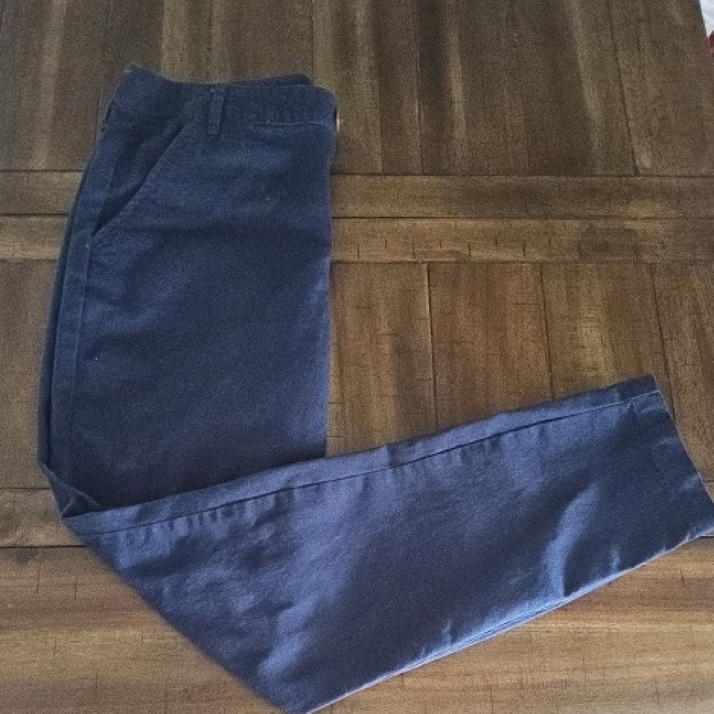 Old Navy Blue High Waisted Skinny Chino Pants